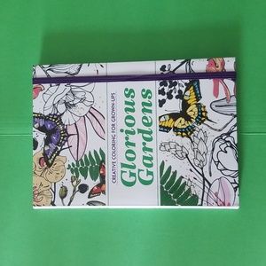 Glorious Garden Adult Coloring Book